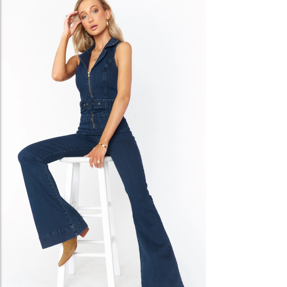 Show me your mumu jumpsuit size x small excellent condition!